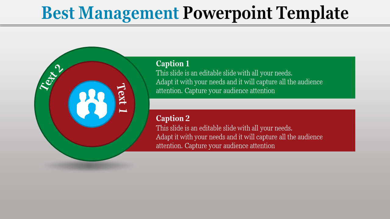 Free - Awesome Management PPT Template Presentation Slide